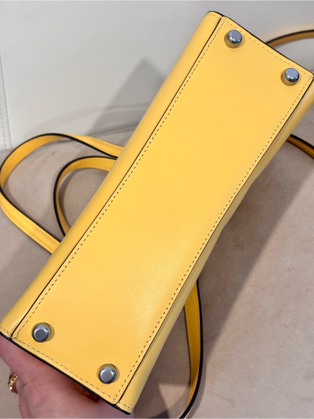 COACH Nina Yellow Small Tote Bag (Style #CT804) in the color Daisy NWOT - Picture 10 of 16